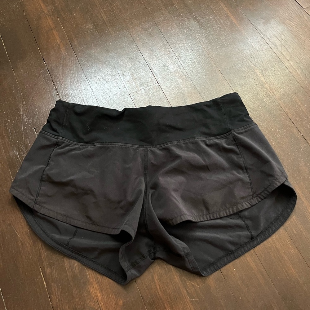 Lululemon Athletica Black Athletic Shorts Sleek Design